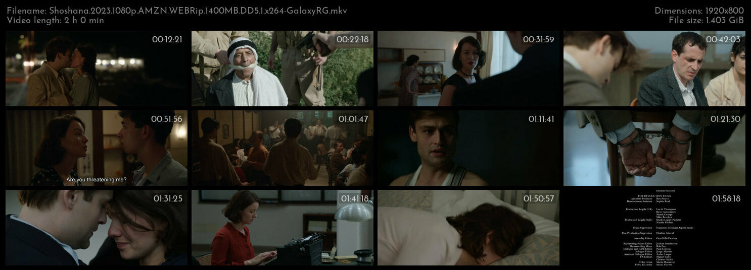 Shoshana 2023 1080p AMZN WEBRip 1400MB DD5 1 x264 GalaxyRG