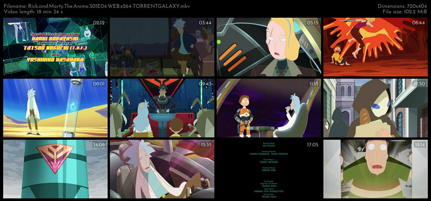 Rick and Morty The Anime S01E04 WEB x264 TORRENTGALAXY