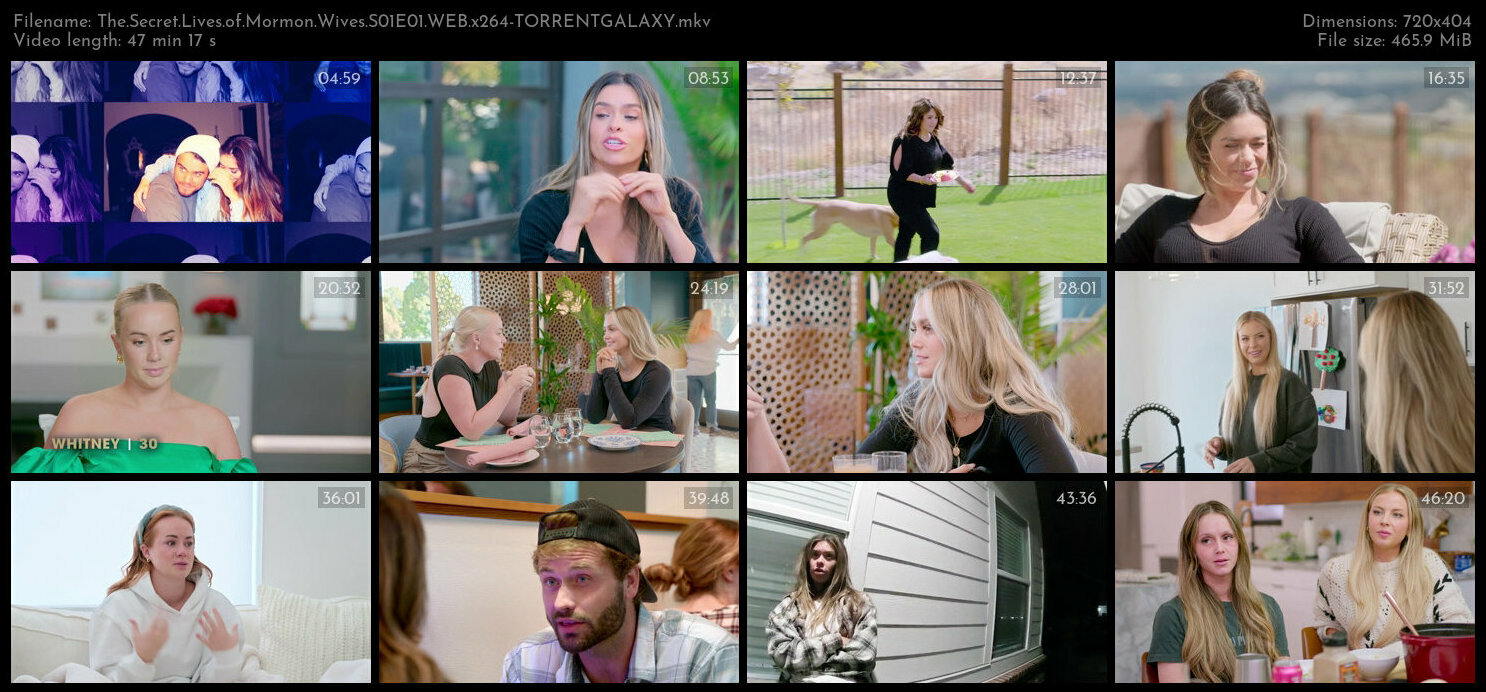 The Secret Lives of Mormon Wives S01E01 WEB x264 TORRENTGALAXY