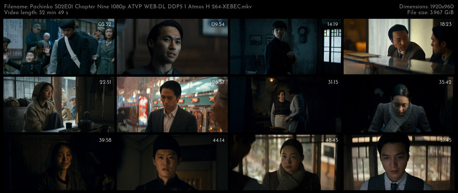 Pachinko S02E01 Chapter Nine 1080p ATVP WEB DL DDP5 1 Atmos H 264 XEBEC TGx