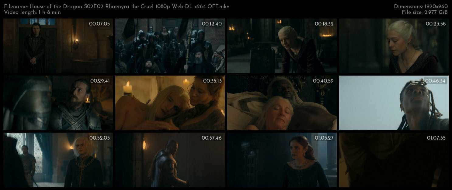 House of the Dragon S02E02 Rhaenyra the Cruel 1080p Web DL x264 OFT TGx