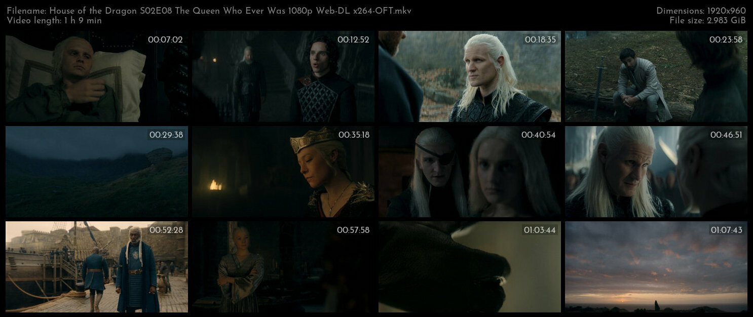 House of the Dragon S02E08 The Queen Who Ever Was 1080p Web DL x264 OFT TGx