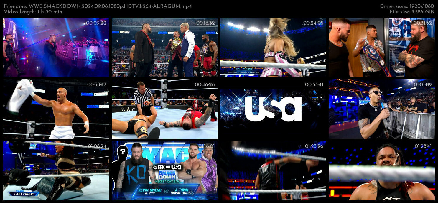 WWE SMACKDOWN 2024 09 06 1080p HDTV h264 ALRAGUM TGx