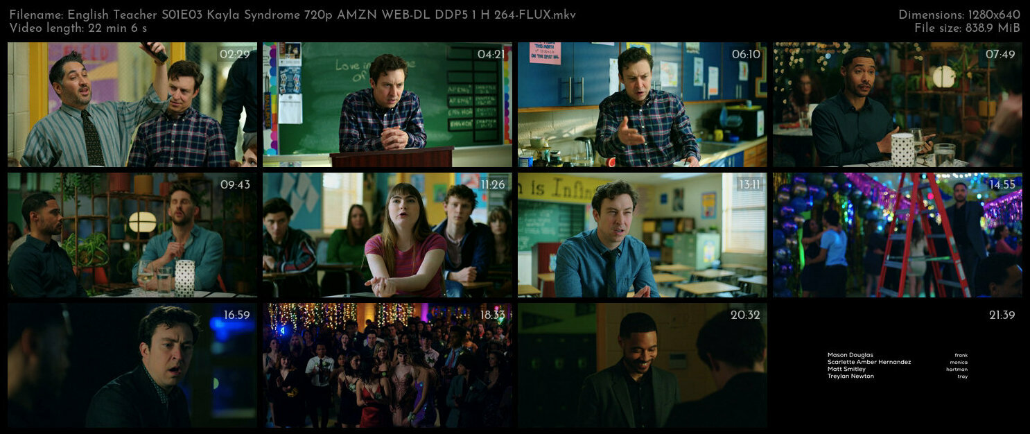 English Teacher S01E03 Kayla Syndrome 720p AMZN WEB DL DDP5 1 H 264 FLUX TGx