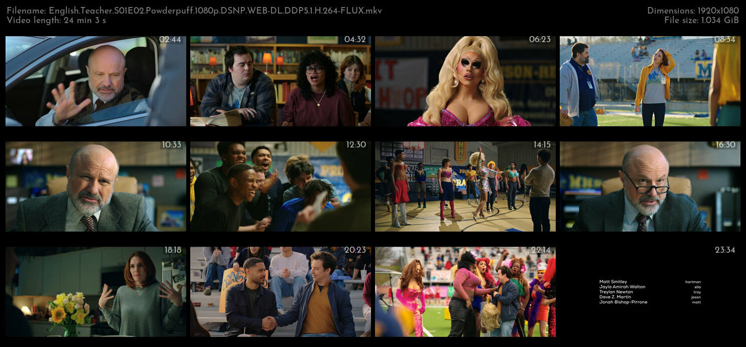 English Teacher S01E02 Powderpuff 1080p DSNP WEB DL DDP5 1 H 264 FLUX TGx