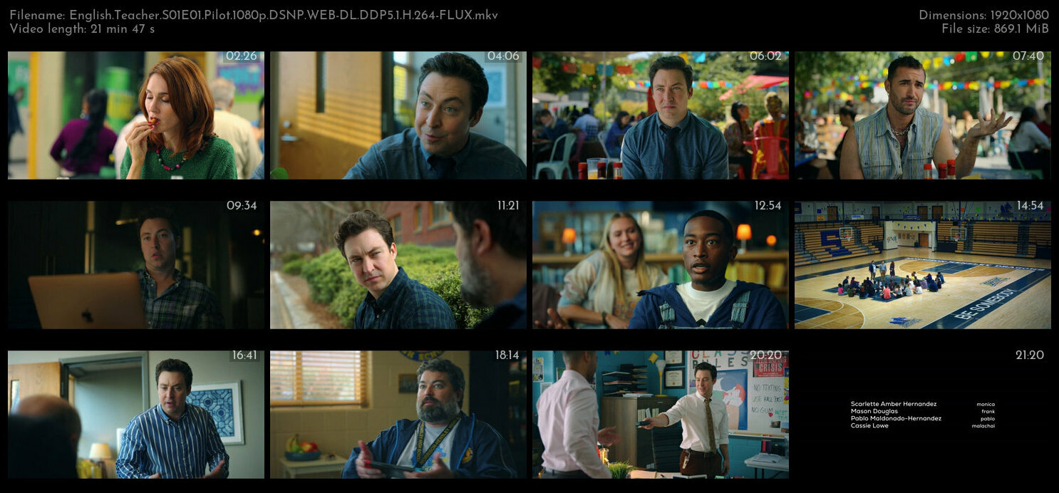 English Teacher S01E01 Pilot 1080p DSNP WEB DL DDP5 1 H 264 FLUX TGx