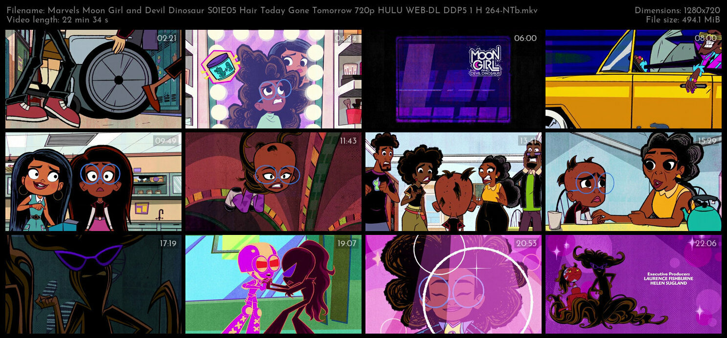 Marvels Moon Girl and Devil Dinosaur S01E05 Hair Today Gone Tomorrow 720p HULU WEB DL DDP5 1 H 264 N