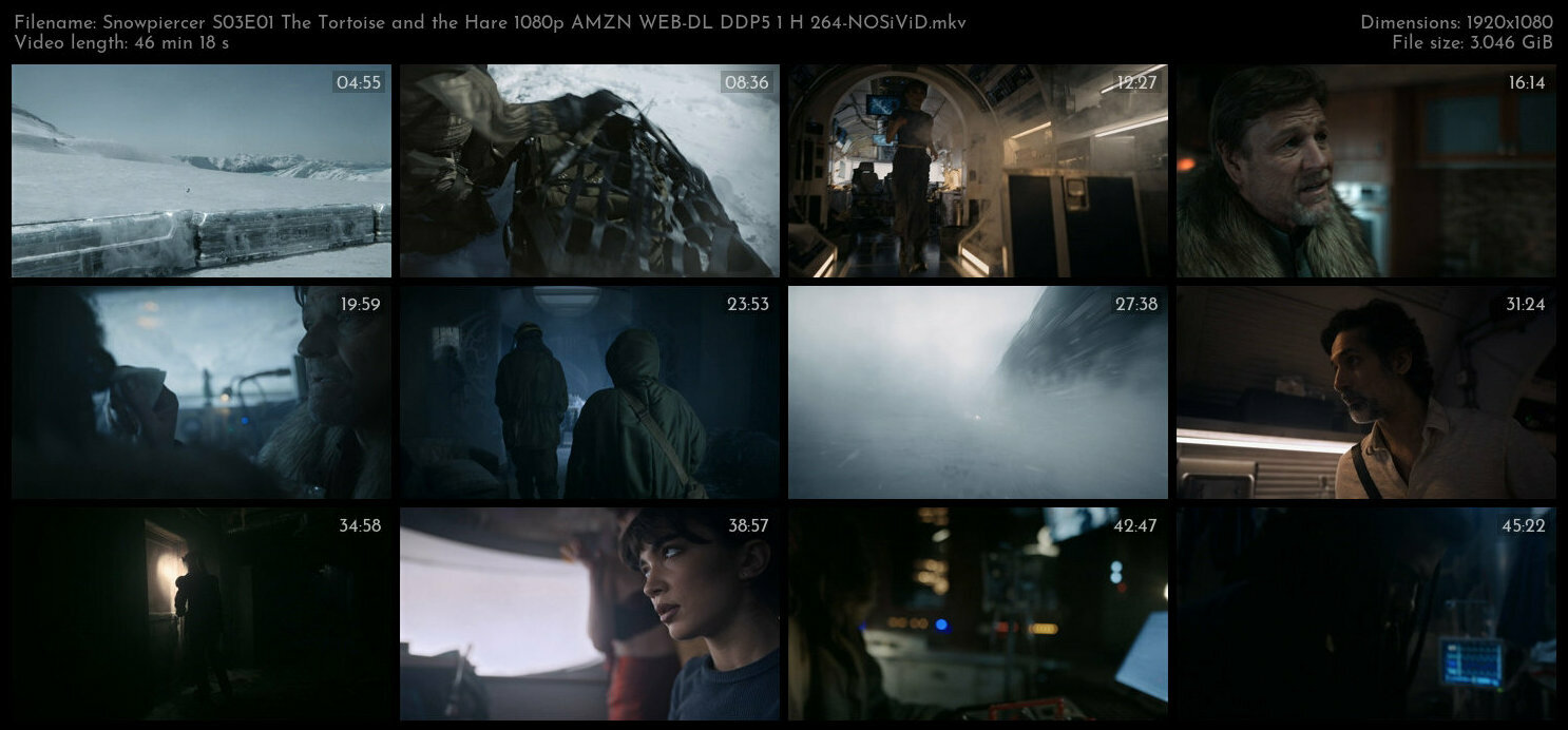 Snowpiercer S03E01 The Tortoise and the Hare 1080p AMZN WEB DL DDP5 1 H 264 NOSiViD TGx