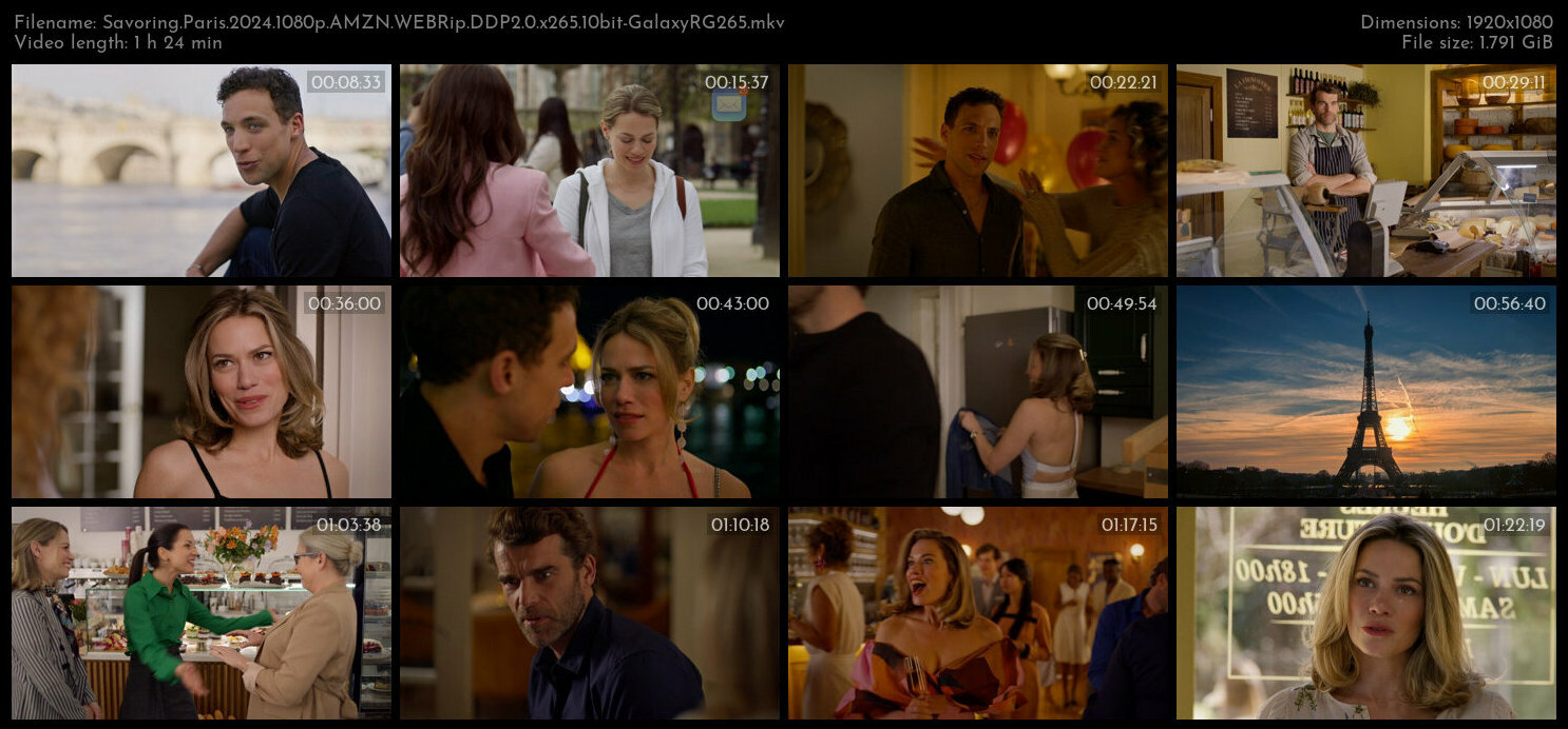 Savoring Paris 2024 1080p AMZN WEBRip DDP2 0 x265 10bit GalaxyRG265