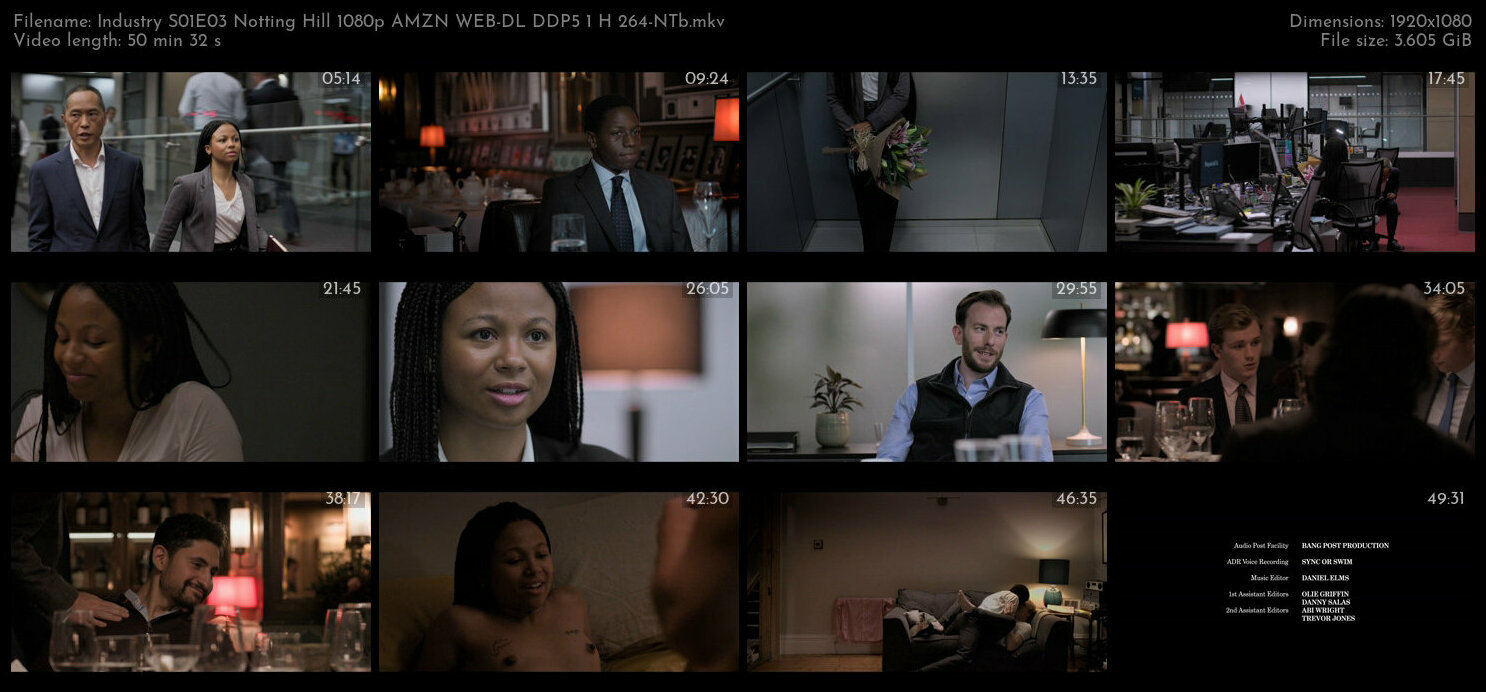 Industry S01E03 Notting Hill 1080p AMZN WEB DL DDP5 1 H 264 NTb TGx