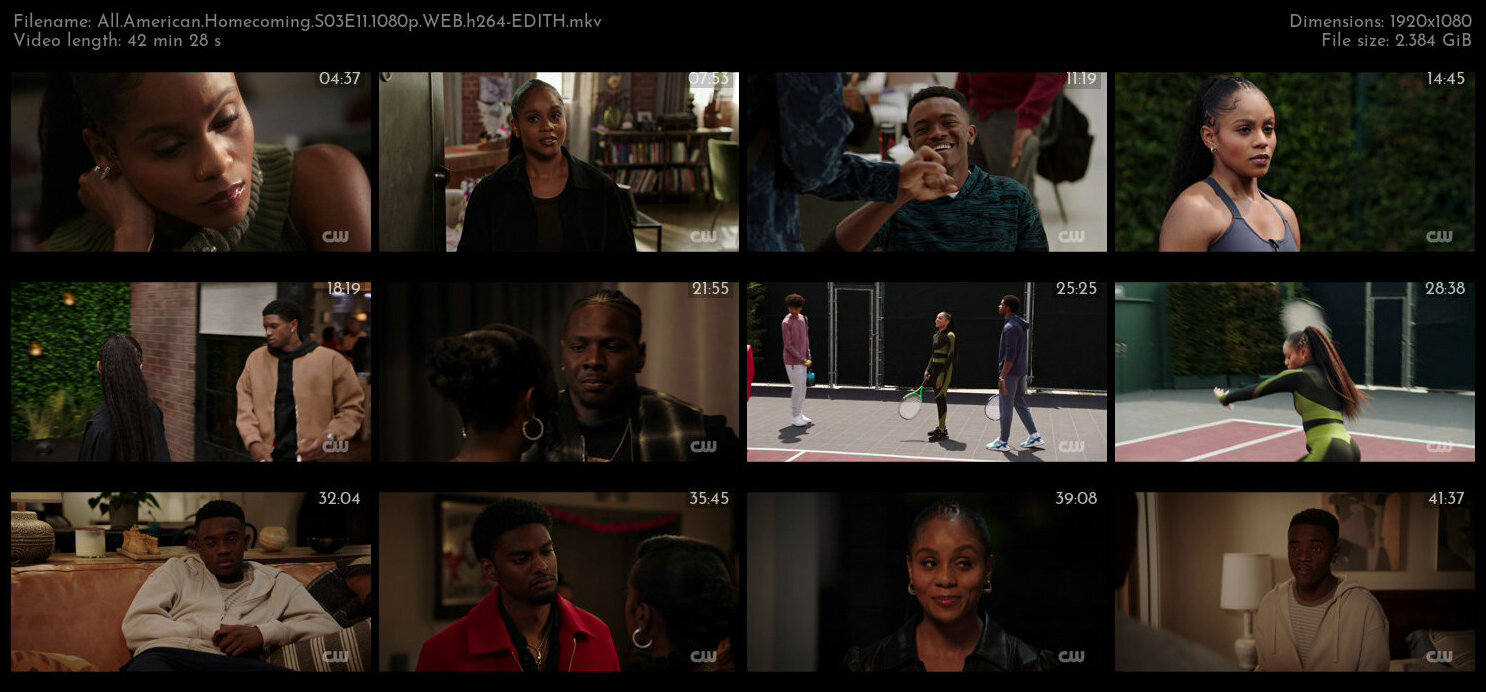 All American Homecoming S03E11 1080p WEB h264 EDITH TGx