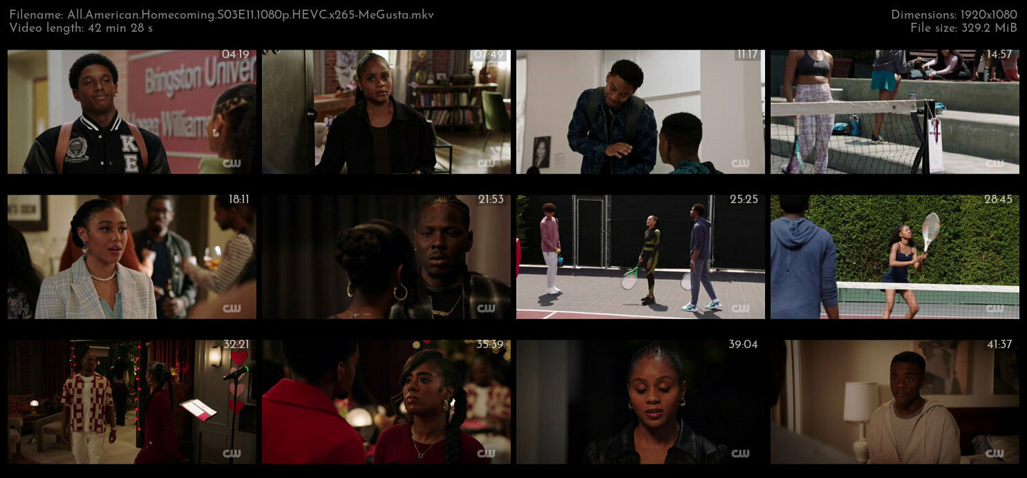 All American Homecoming S03E11 1080p HEVC x265 MeGusta TGx