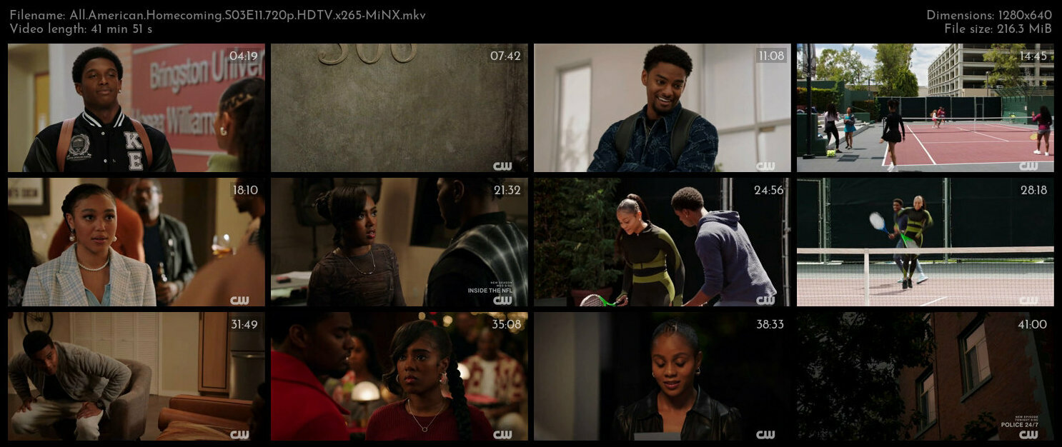 All American Homecoming S03E11 720p HDTV x265 MiNX TGx