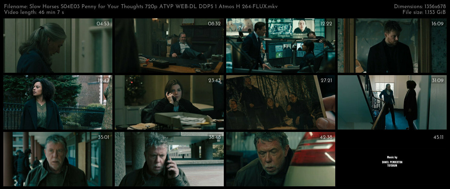 Slow Horses S04E03 Penny for Your Thoughts 720p ATVP WEB DL DDP5 1 Atmos H 264 FLUX TGx