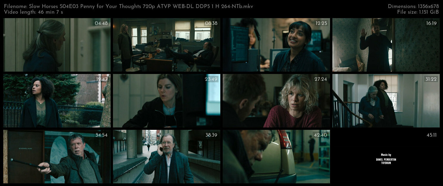 Slow Horses S04E03 Penny for Your Thoughts 720p ATVP WEB DL DDP5 1 H 264 NTb TGx