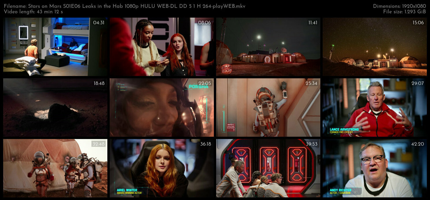 Stars on Mars S01E06 Leaks in the Hab 1080p HULU WEB DL DD 5 1 H 264 playWEB TGx