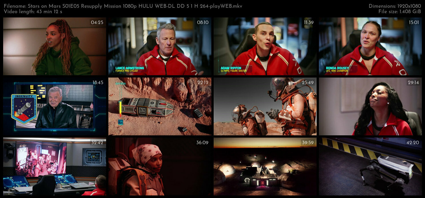 Stars on Mars S01E05 Resupply Mission 1080p HULU WEB DL DD 5 1 H 264 playWEB TGx