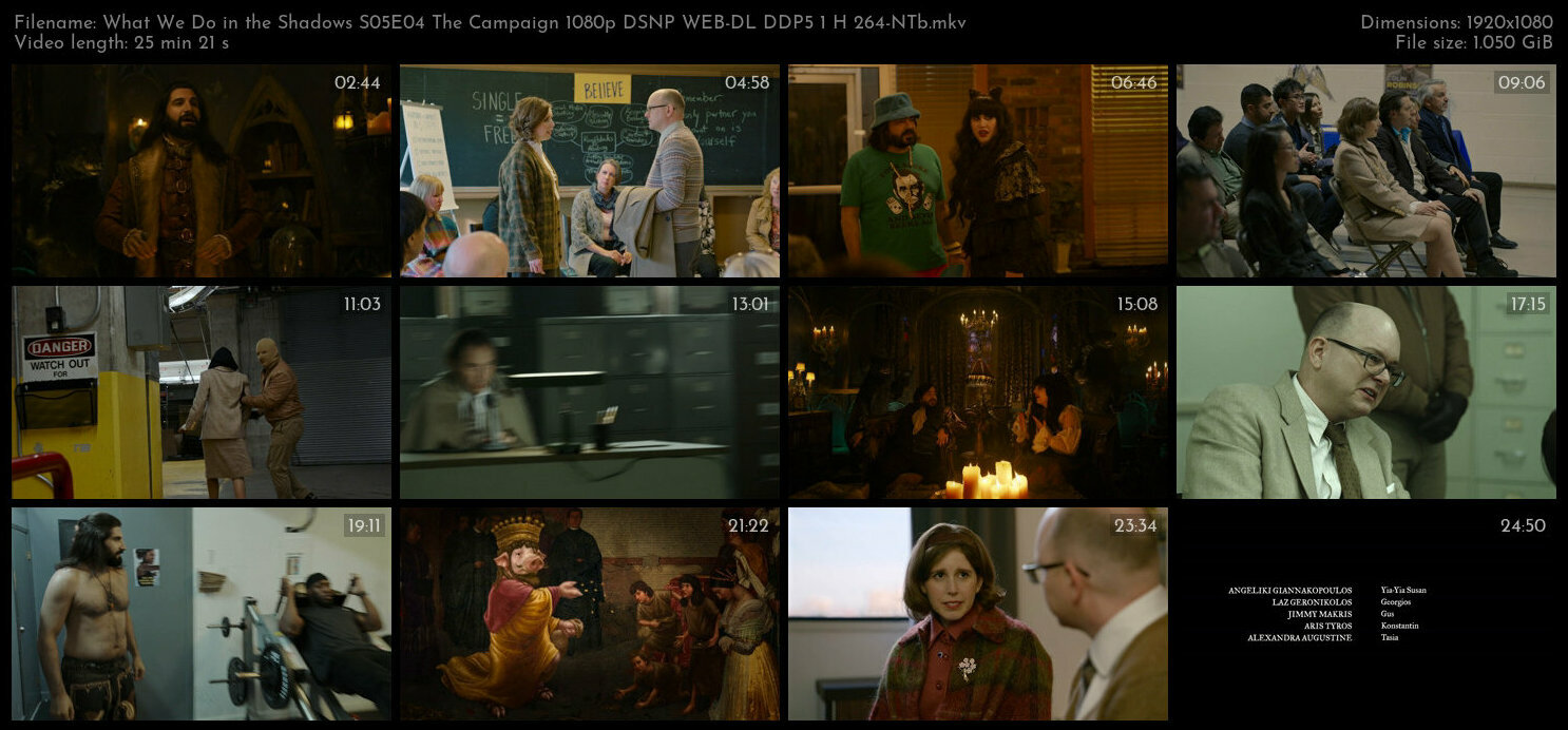 What We Do in the Shadows S05E04 The Campaign 1080p DSNP WEB DL DDP5 1 H 264 NTb TGx