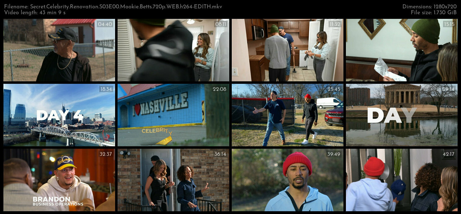 Secret Celebrity Renovation S03E00 Mookie Betts 720p WEB h264 EDITH TGx