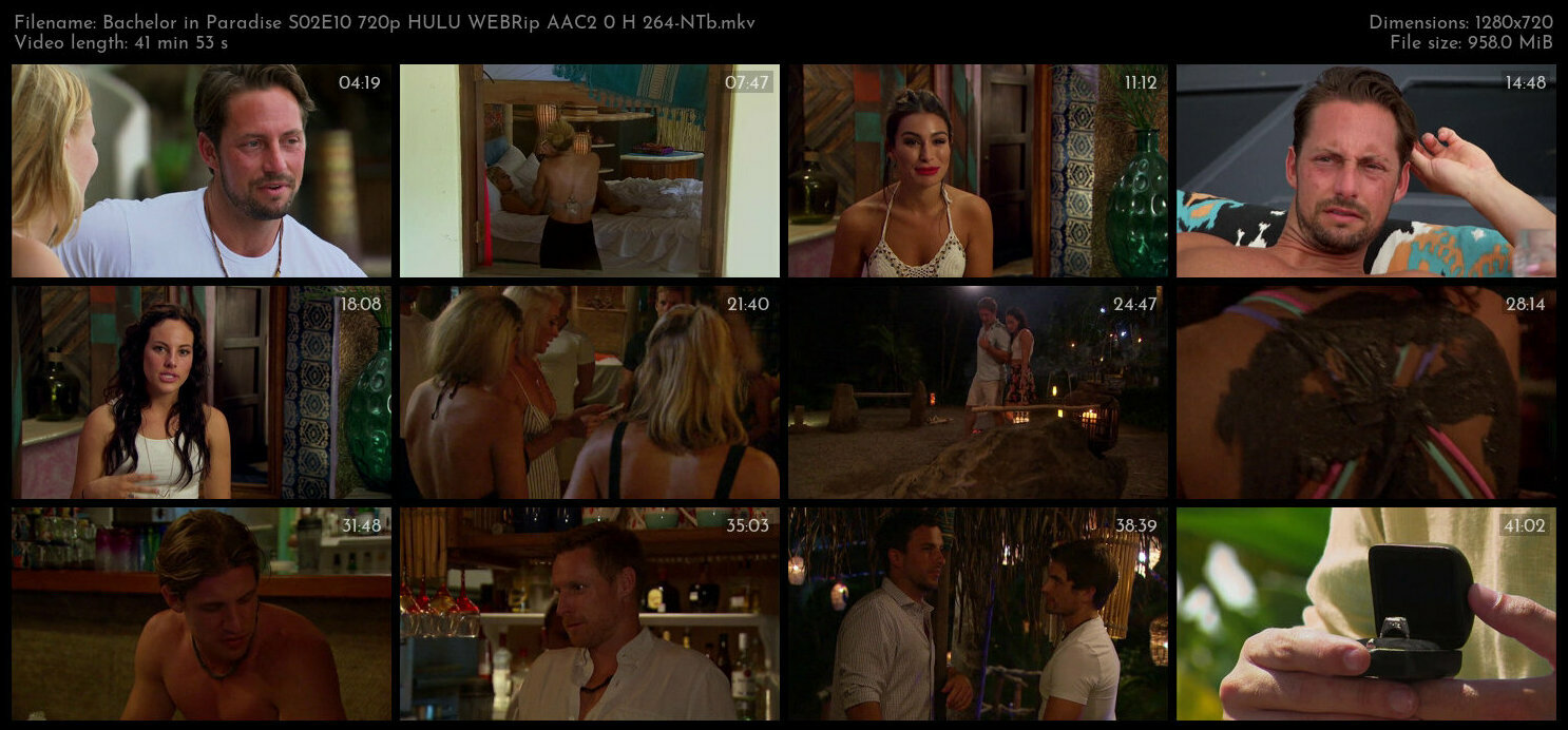 Bachelor in Paradise S02E10 720p HULU WEBRip AAC2 0 H 264 NTb TGx