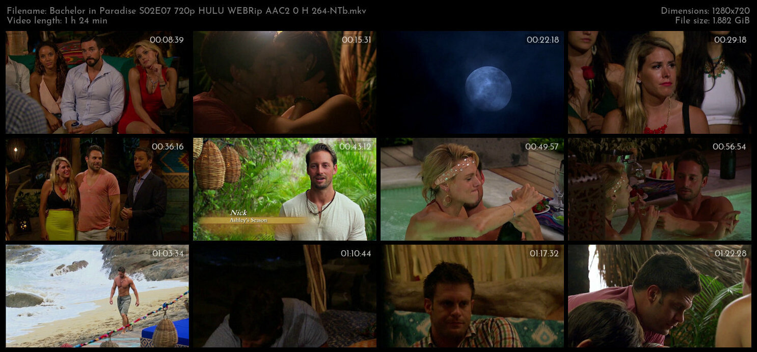 Bachelor in Paradise S02E07 720p HULU WEBRip AAC2 0 H 264 NTb TGx