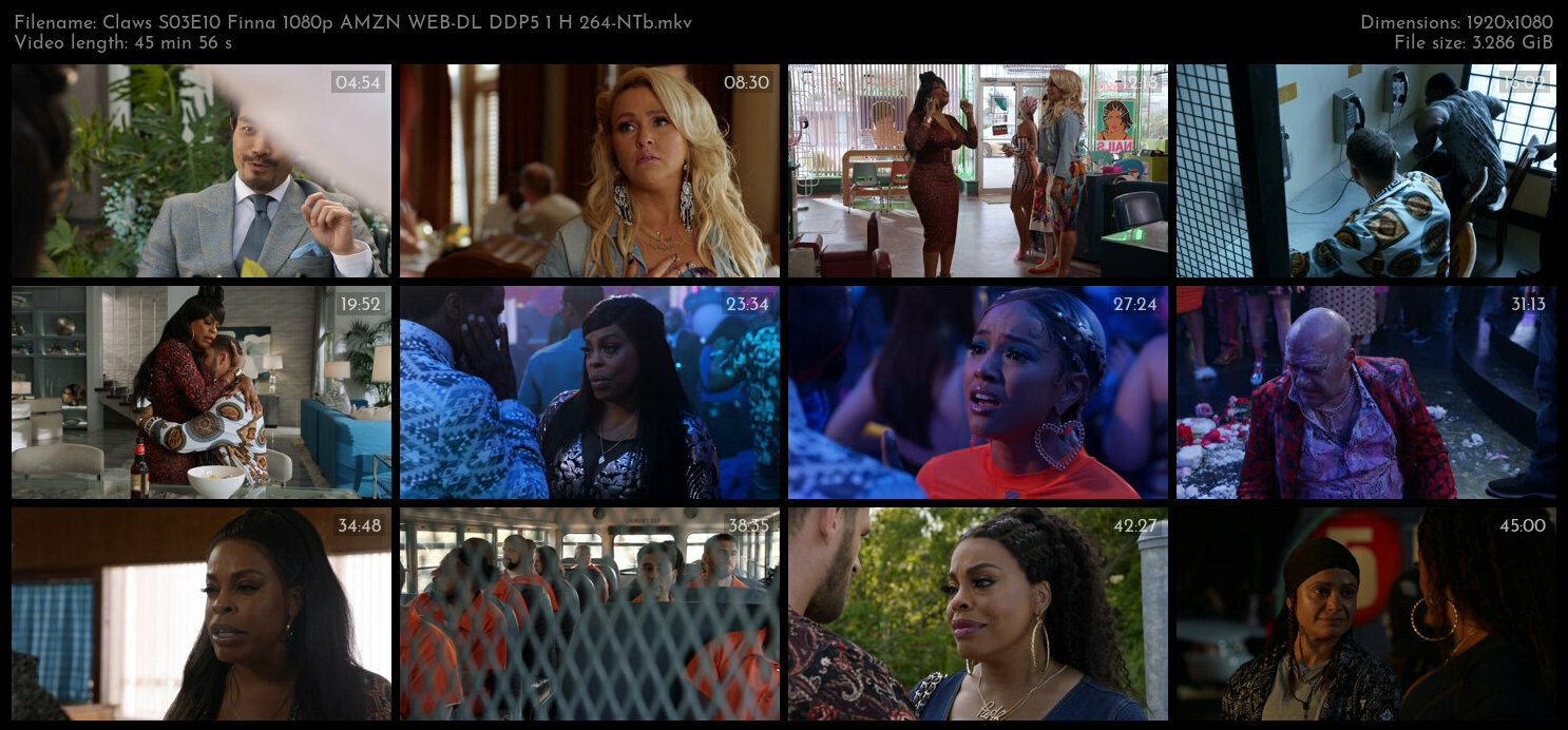 Claws S03E10 Finna 1080p AMZN WEB DL DDP5 1 H 264 NTb TGx