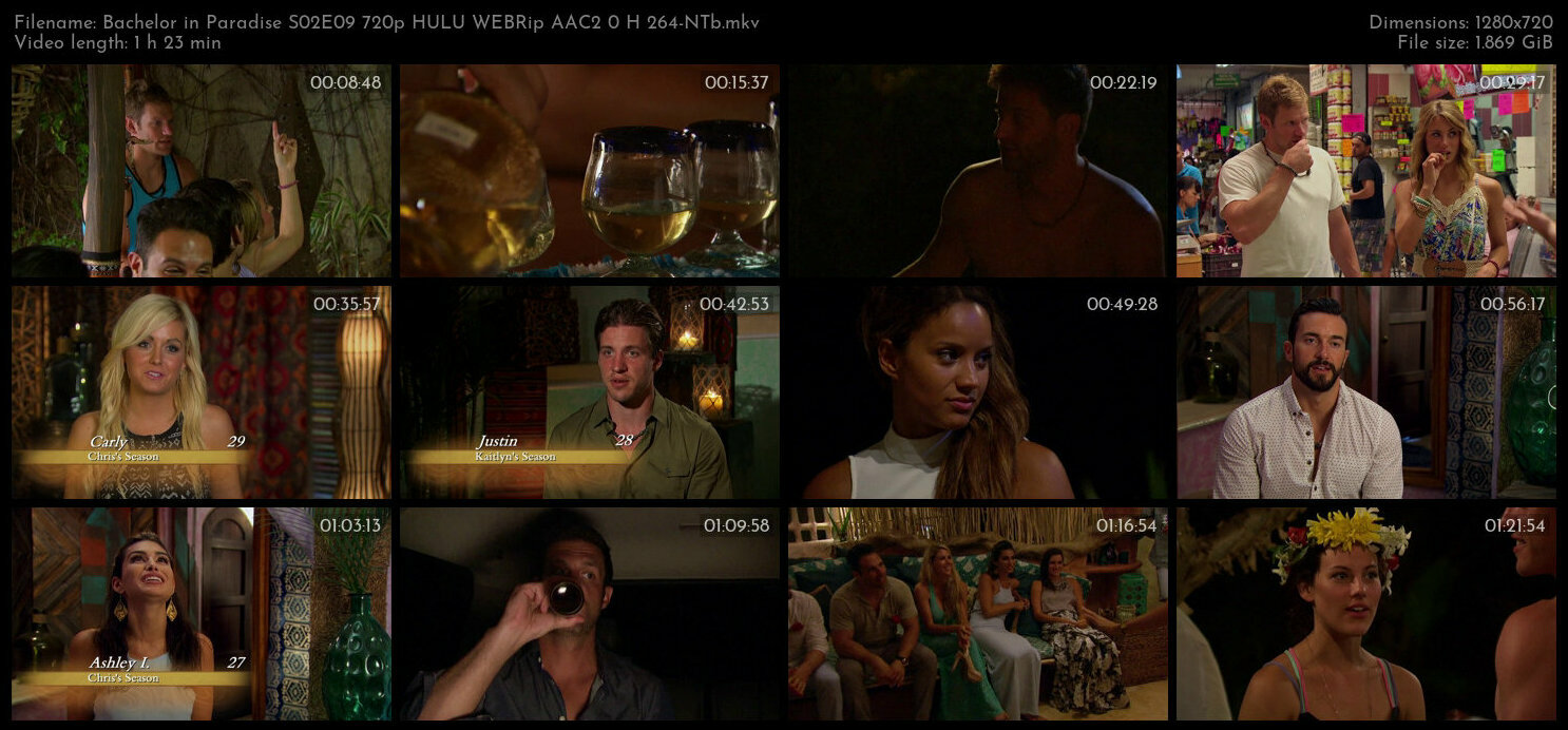 Bachelor in Paradise S02E09 720p HULU WEBRip AAC2 0 H 264 NTb TGx