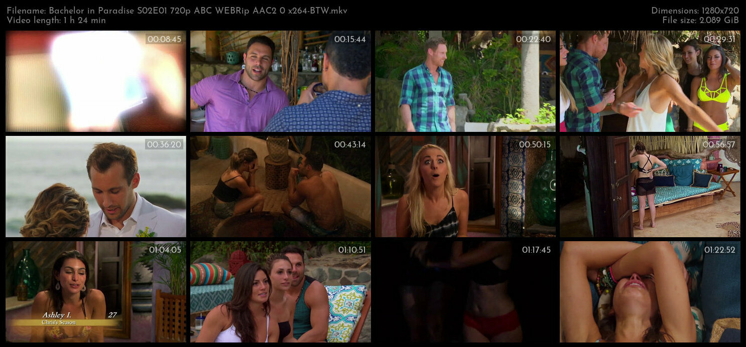 Bachelor in Paradise S02E01 720p ABC WEBRip AAC2 0 x264 BTW TGx