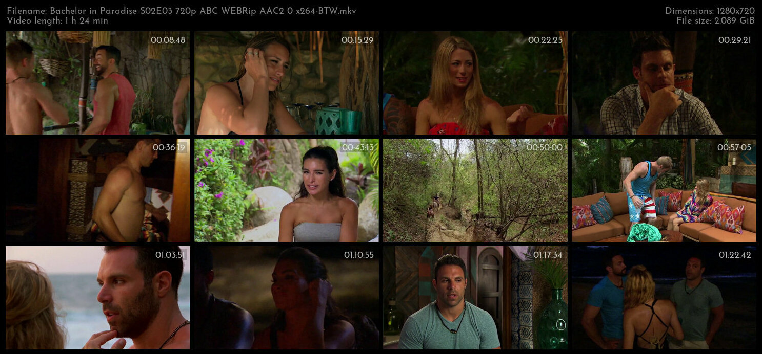 Bachelor in Paradise S02E03 720p ABC WEBRip AAC2 0 x264 BTW TGx