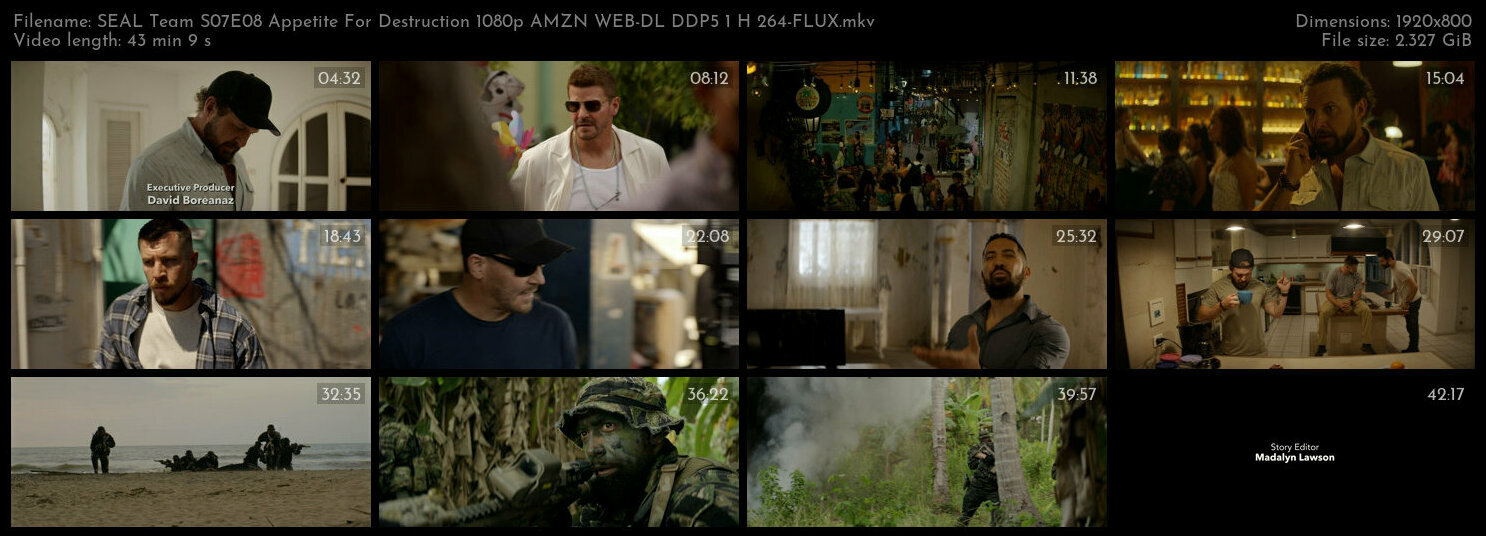 SEAL Team S07E08 Appetite For Destruction 1080p AMZN WEB DL DDP5 1 H 264 FLUX TGx