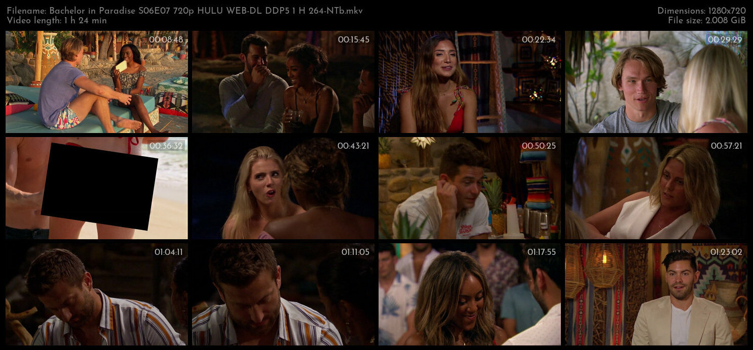 Bachelor in Paradise S06E07 720p HULU WEB DL DDP5 1 H 264 NTb TGx