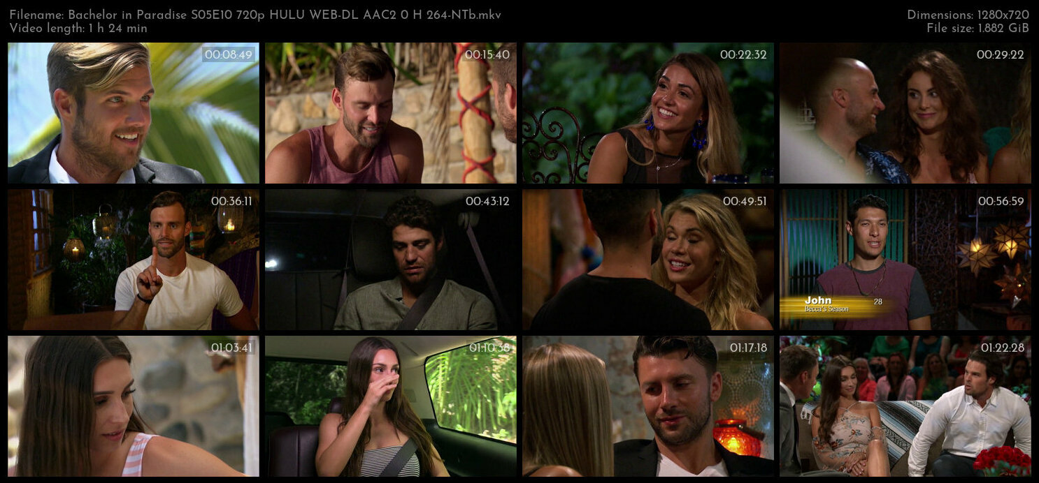 Bachelor in Paradise S05E10 720p HULU WEB DL AAC2 0 H 264 NTb TGx