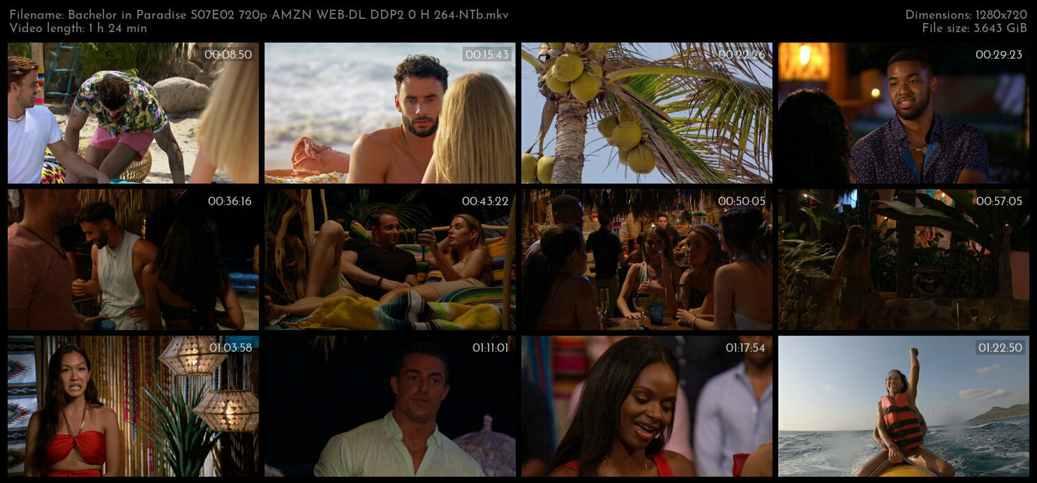 Bachelor in Paradise S07E02 720p AMZN WEB DL DDP2 0 H 264 NTb TGx