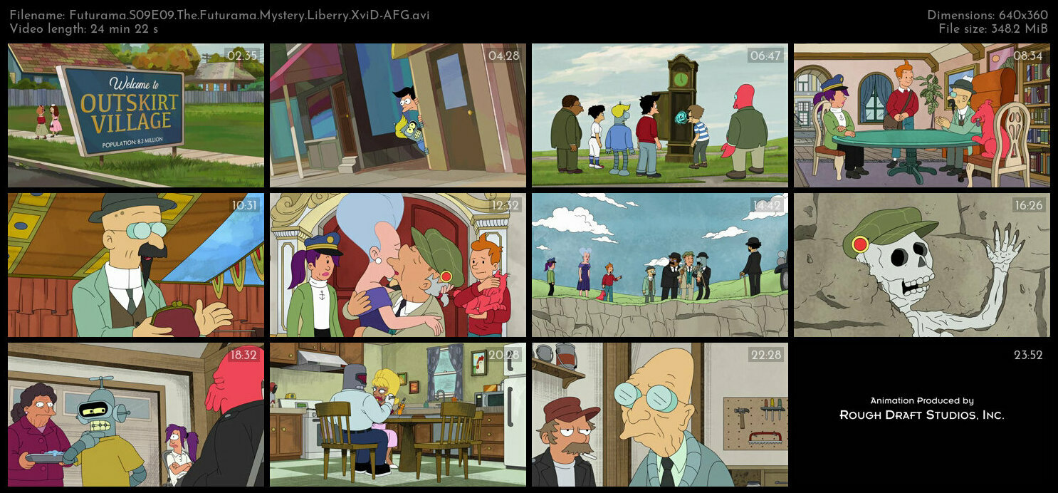 Futurama S09E09 The Futurama Mystery Liberry XviD AFG TGx