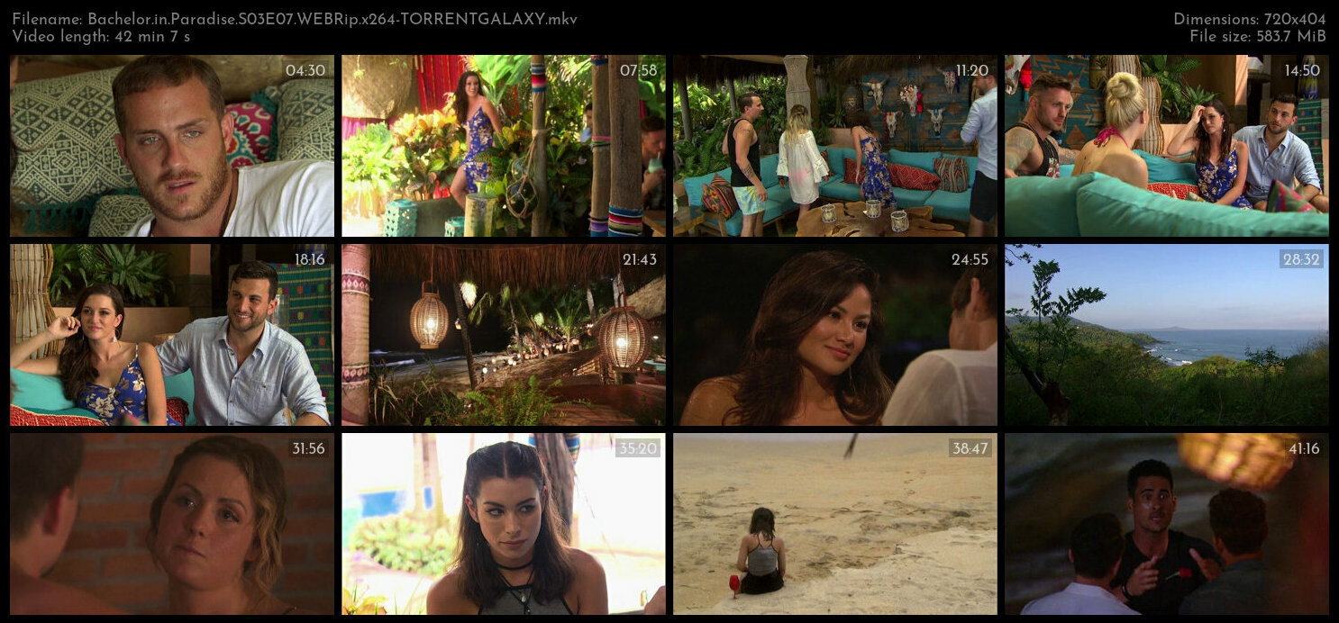 Bachelor in Paradise S03E07 WEBRip x264 TORRENTGALAXY