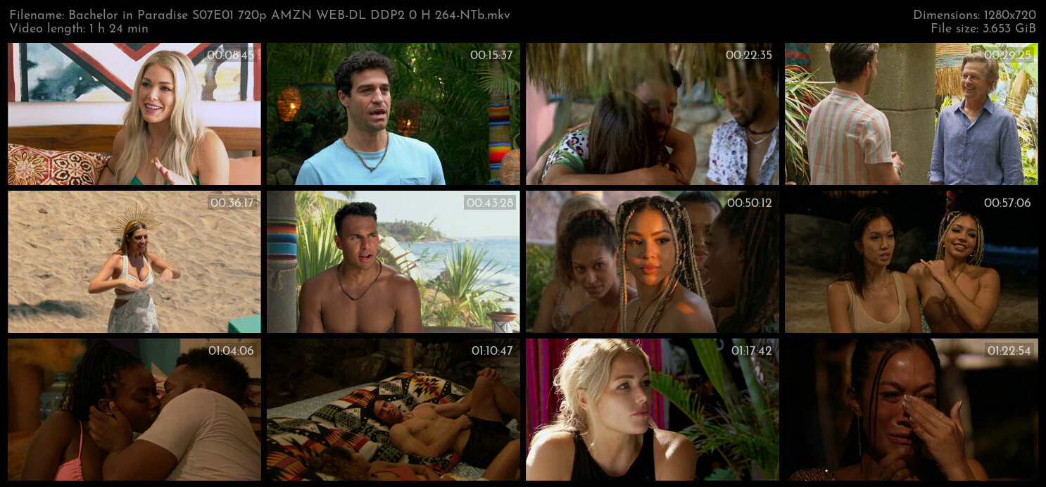 Bachelor in Paradise S07E01 720p AMZN WEB DL DDP2 0 H 264 NTb TGx