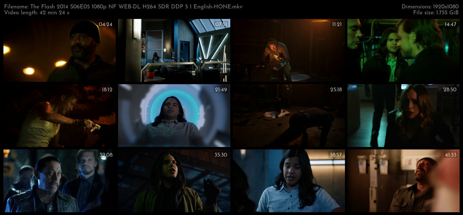 The Flash 2014 S06E05 1080p NF WEB DL H264 SDR DDP 5 1 English HONE TGx