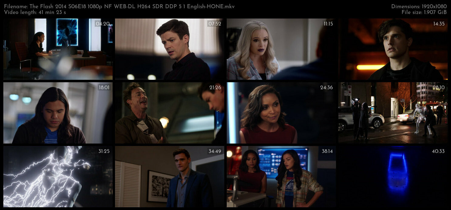 The Flash 2014 S06E18 1080p NF WEB DL H264 SDR DDP 5 1 English HONE TGx