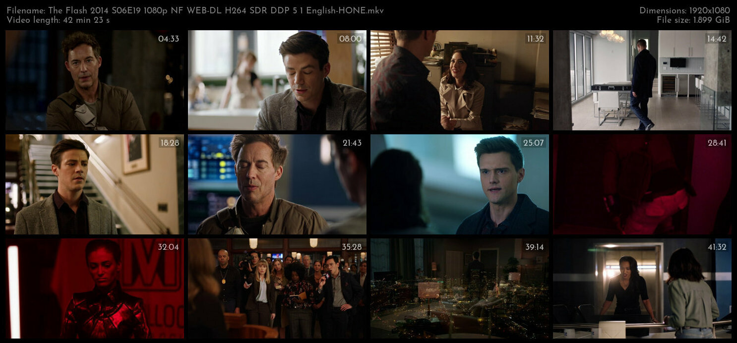 The Flash 2014 S06E19 1080p NF WEB DL H264 SDR DDP 5 1 English HONE TGx