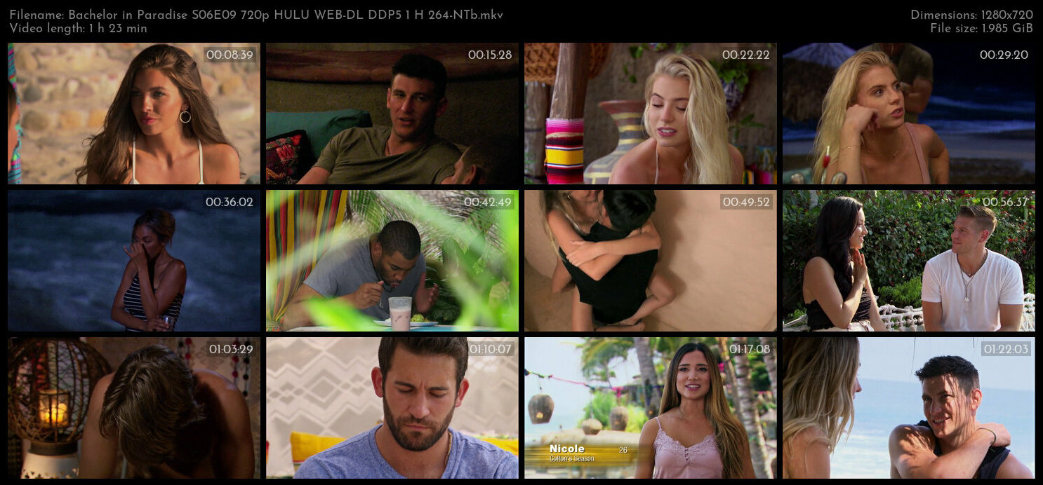 Bachelor in Paradise S06E09 720p HULU WEB DL DDP5 1 H 264 NTb TGx