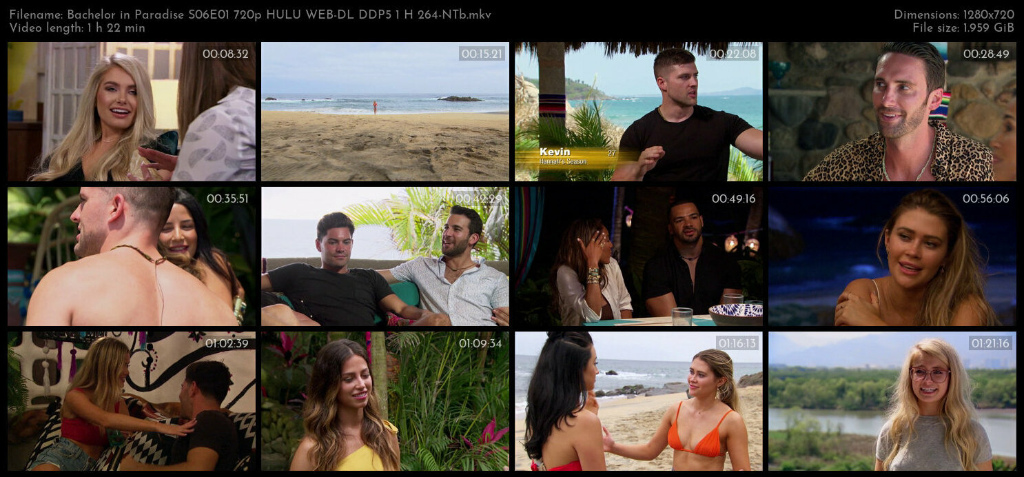 Bachelor in Paradise S06E01 720p HULU WEB DL DDP5 1 H 264 NTb TGx