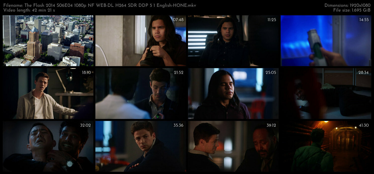 The Flash 2014 S06E04 1080p NF WEB DL H264 SDR DDP 5 1 English HONE TGx