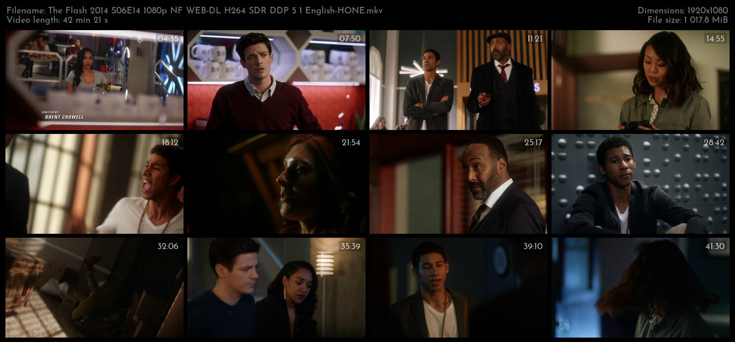 The Flash 2014 S06E14 1080p NF WEB DL H264 SDR DDP 5 1 English HONE TGx