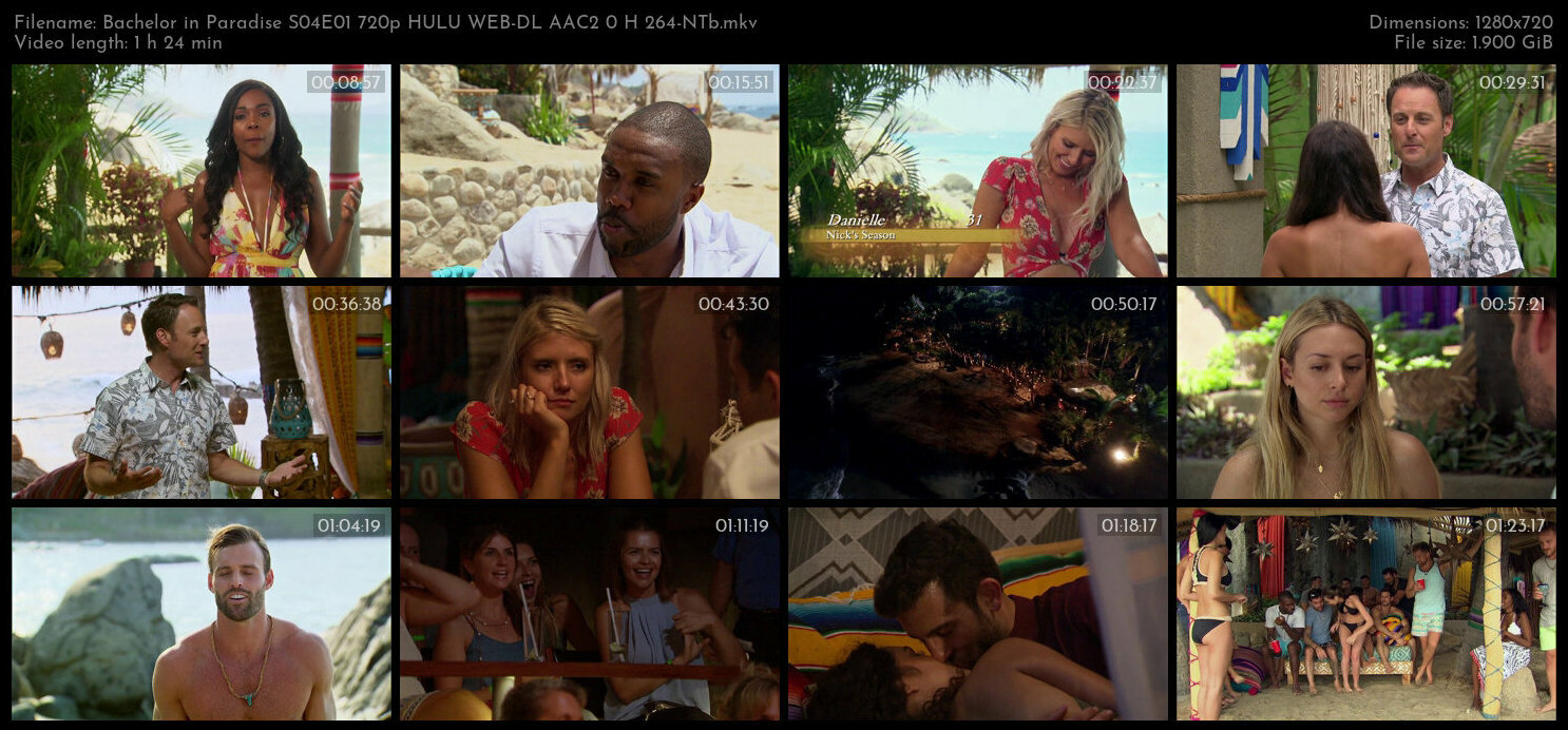 Bachelor in Paradise S04E01 720p HULU WEB DL AAC2 0 H 264 NTb TGx