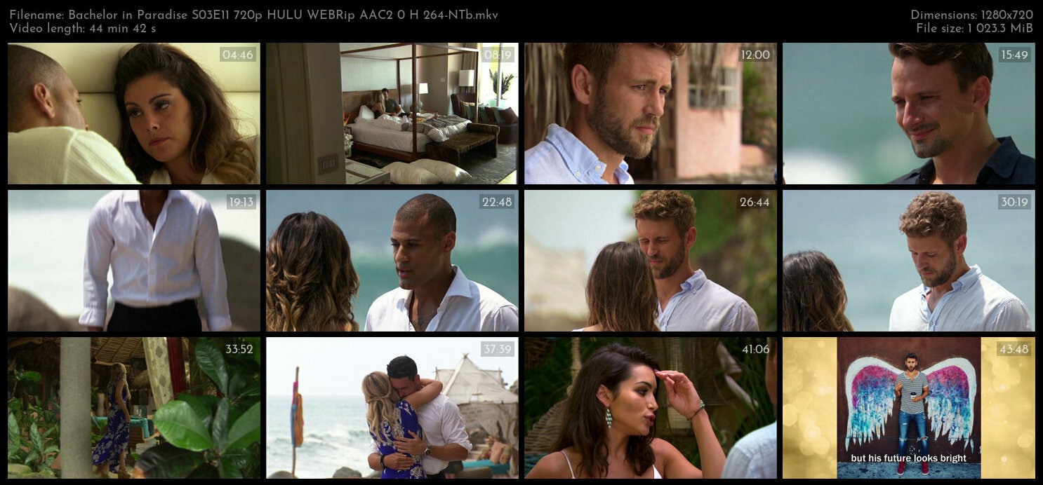 Bachelor in Paradise S03E11 720p HULU WEBRip AAC2 0 H 264 NTb TGx