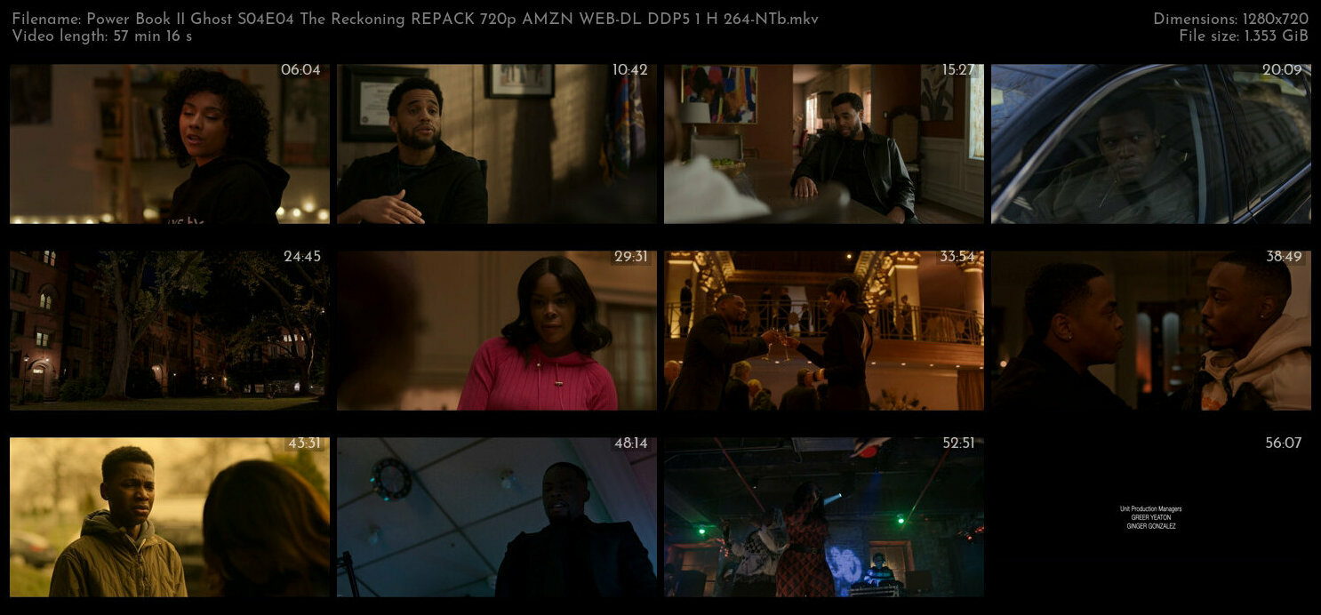 Power Book II Ghost S04E04 The Reckoning REPACK 720p AMZN WEB DL DDP5 1 H 264 NTb TGx