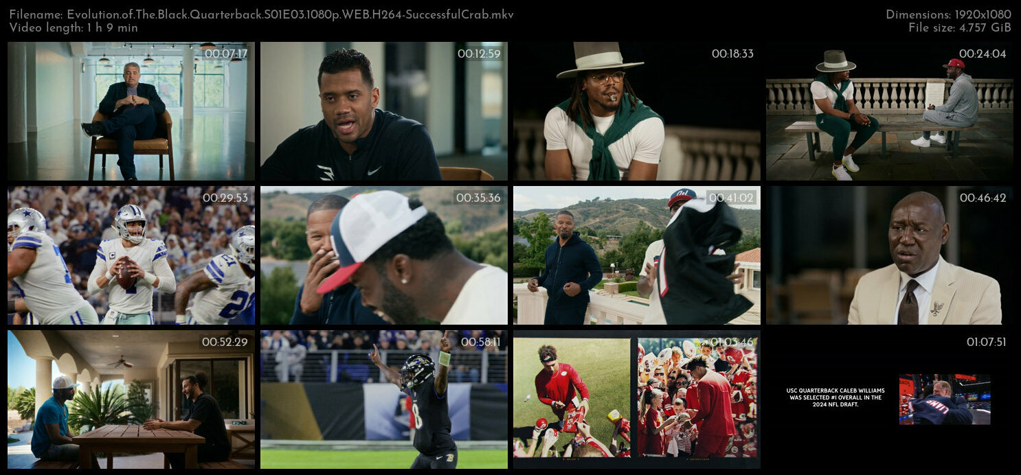 Evolution of The Black Quarterback S01 COMPLETE 1080p WEB H264 SuccessfulCrab TGx