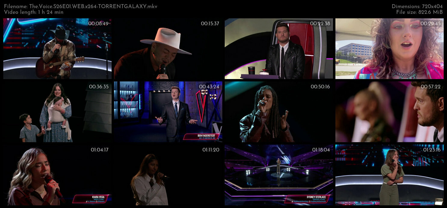 The Voice S26E01 WEB x264 TORRENTGALAXY