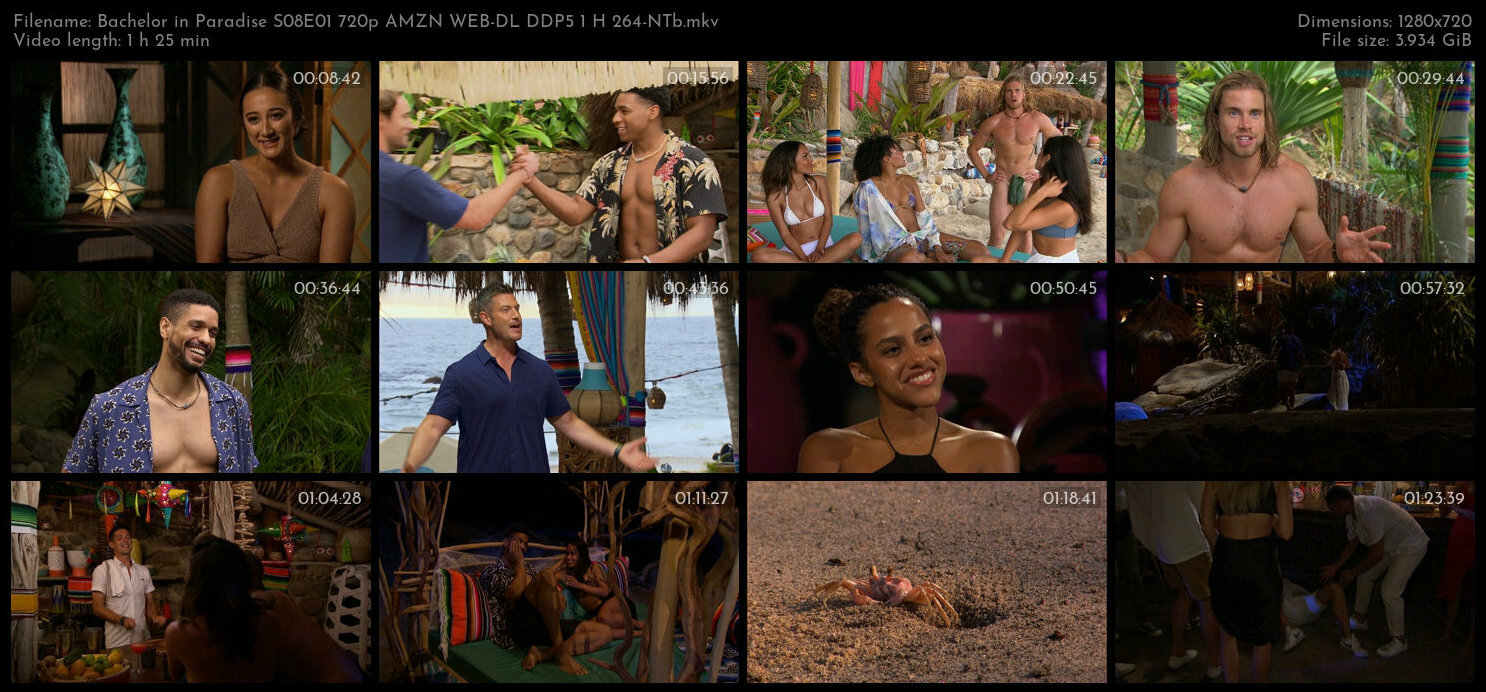 Bachelor in Paradise S08E01 720p AMZN WEB DL DDP5 1 H 264 NTb TGx