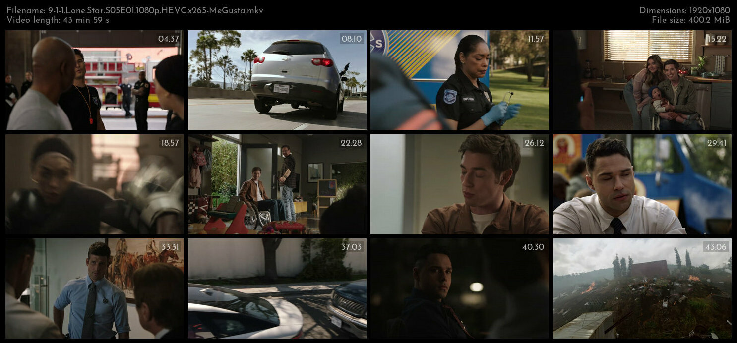 9 1 1 Lone Star S05E01 1080p HEVC x265 MeGusta TGx